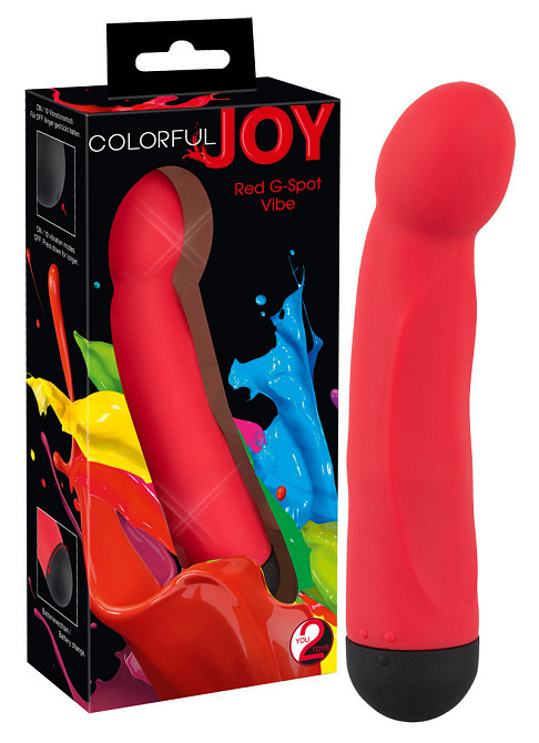 Вібратор Colorful Joy Red G-Spot Sex Aura Київ - фото 1