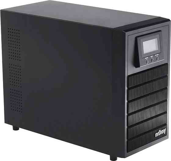 ДБЖ NJOY Aten Pro 3000 (PWUP-OL300AP-AZ01B), Online, 4 x Schuko, USB, LCD, метал Чорний Харьков