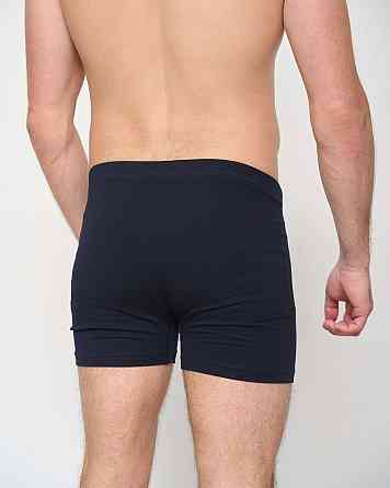 Трусы-шорты мужские однотонные - Tom John 2101-3K XL, Синий Киев