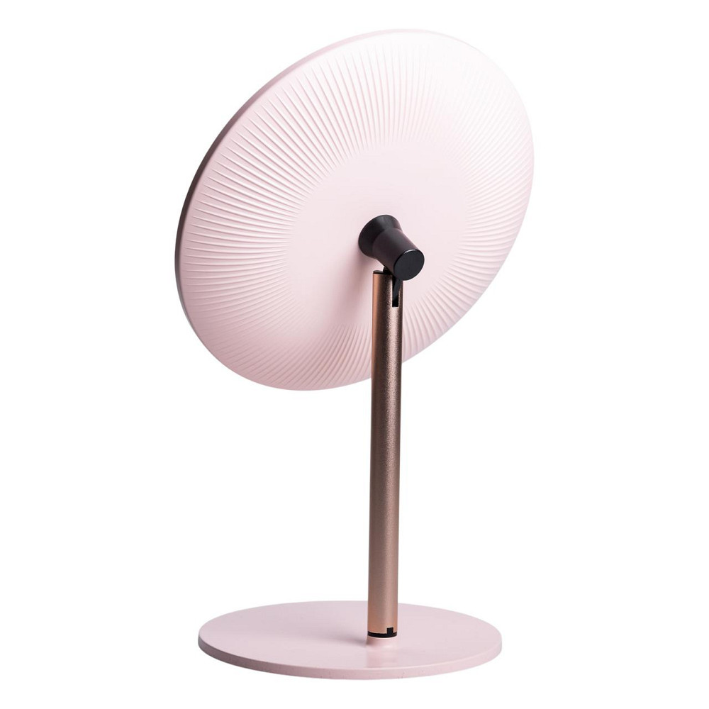 Yiwu Дзеркало косметичне з підсвічуванням кругле настільне Ø21 см для макіяжу Рожеве HP-10-7AP Коломыя - изображение 5