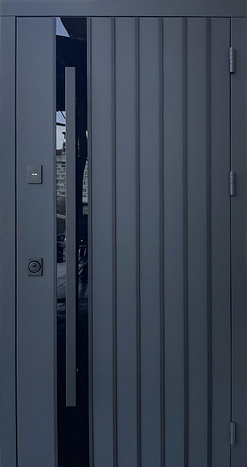 Дверь уличная Qdoors серия СТРИТ 3К с ТЕРМОРАЗРЫВОМ модель АРТ Киев - изображение 1