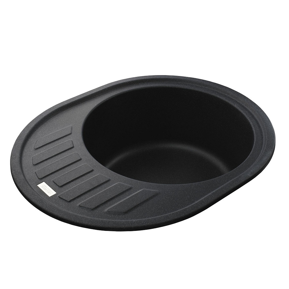 Гранітна мийка Globus Lux ARNO графіт 620х500мм-А0001 Тернопіль - фото 2