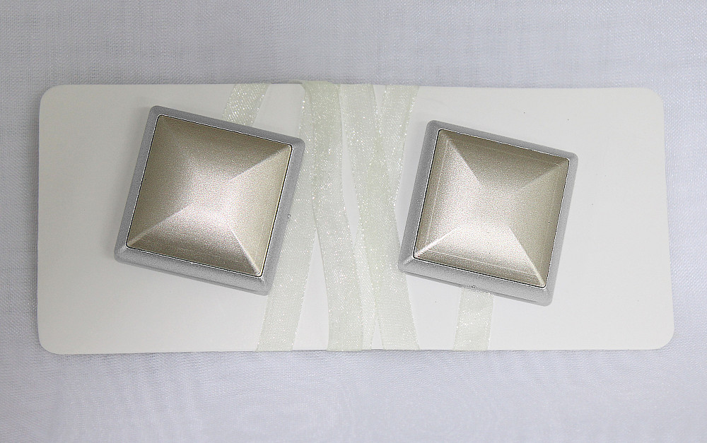 Магніти для штор і гардин (210м) Квадрат набір 2 шт Сріблястий (81-121) Київ - фото 4