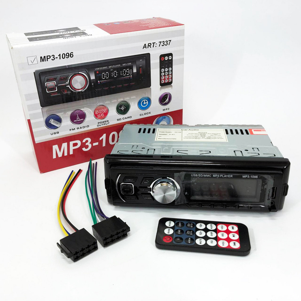 Автомобільні мультимедіа системи MP3-1096, Магнітола для автомобіля з Bluetooth, Авто магнітофони ZP-25 Львів - фото 13