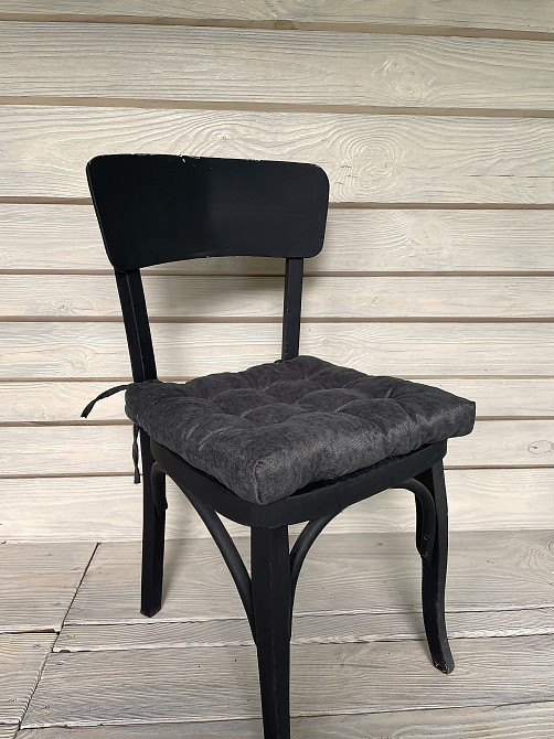 Подушка для стільців (40x40х5 см) Decorator Sparta колір темно-сірий 84-070 Київ - фото 2