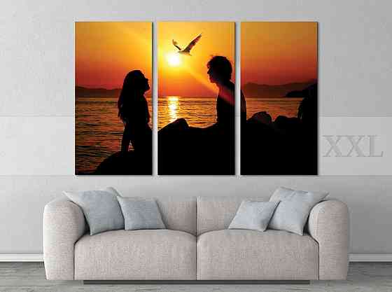 Модульна картина Пара Захід Art-175_XXL Київ