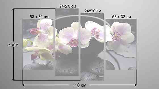 Модульна картина Орхідея Art-75_4 Київ