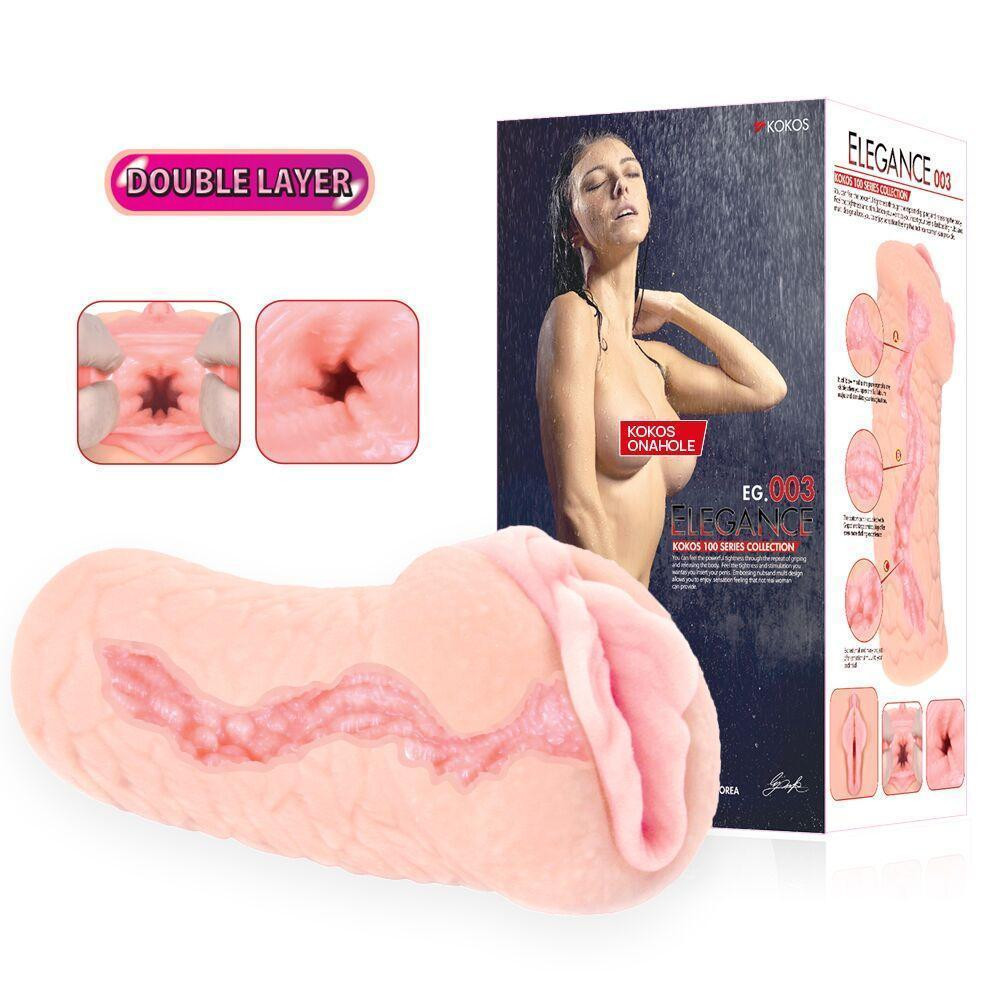 Мастурбатор Kokos Elegance 003 Double Layer Sex Aura Киев - изображение 6