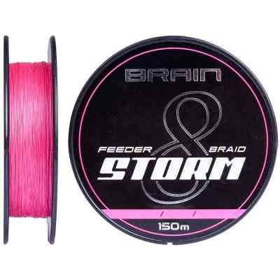 Шнур Brain fishing Storm 8X 150m 0.08mm 11lb/4.8kg Pink (1858.51.87) Винница