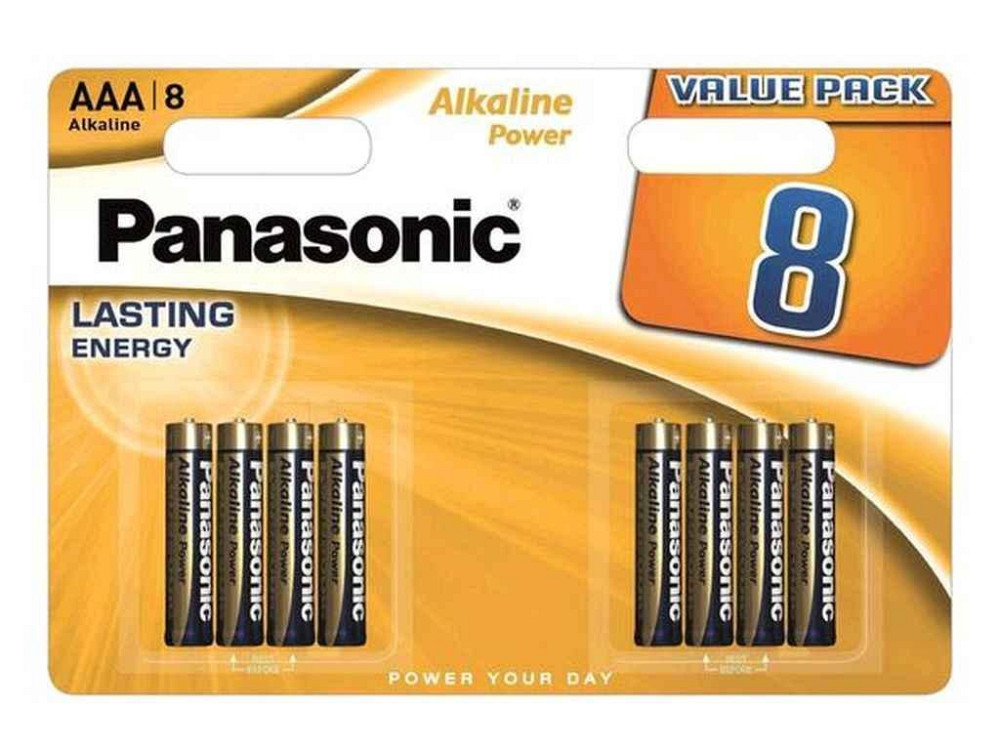 Батарейка лужна LR03/AAA 8шт (блістер) ТМ PANASONIC Київ - фото 1