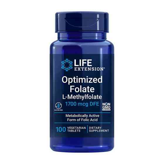 Optimized Folate L-Methylfolate 1700 mcg DFE (100 veg tab) Луцк