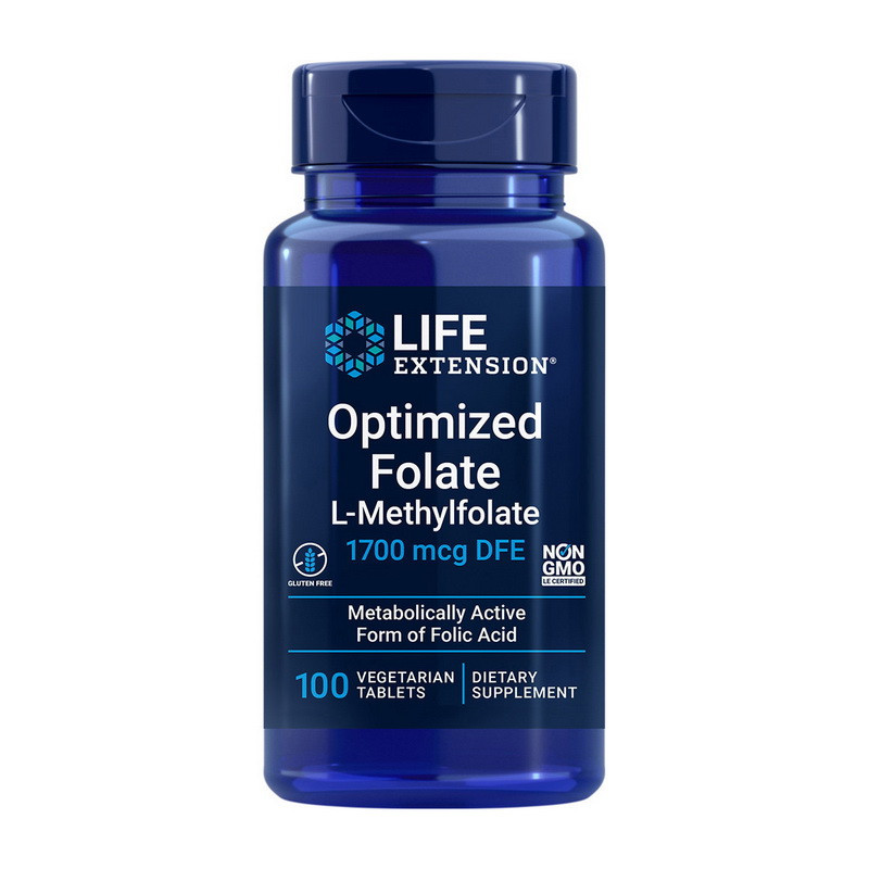 Optimized Folate L-Methylfolate 1700 mcg DFE (100 veg tab) Луцьк - фото 1