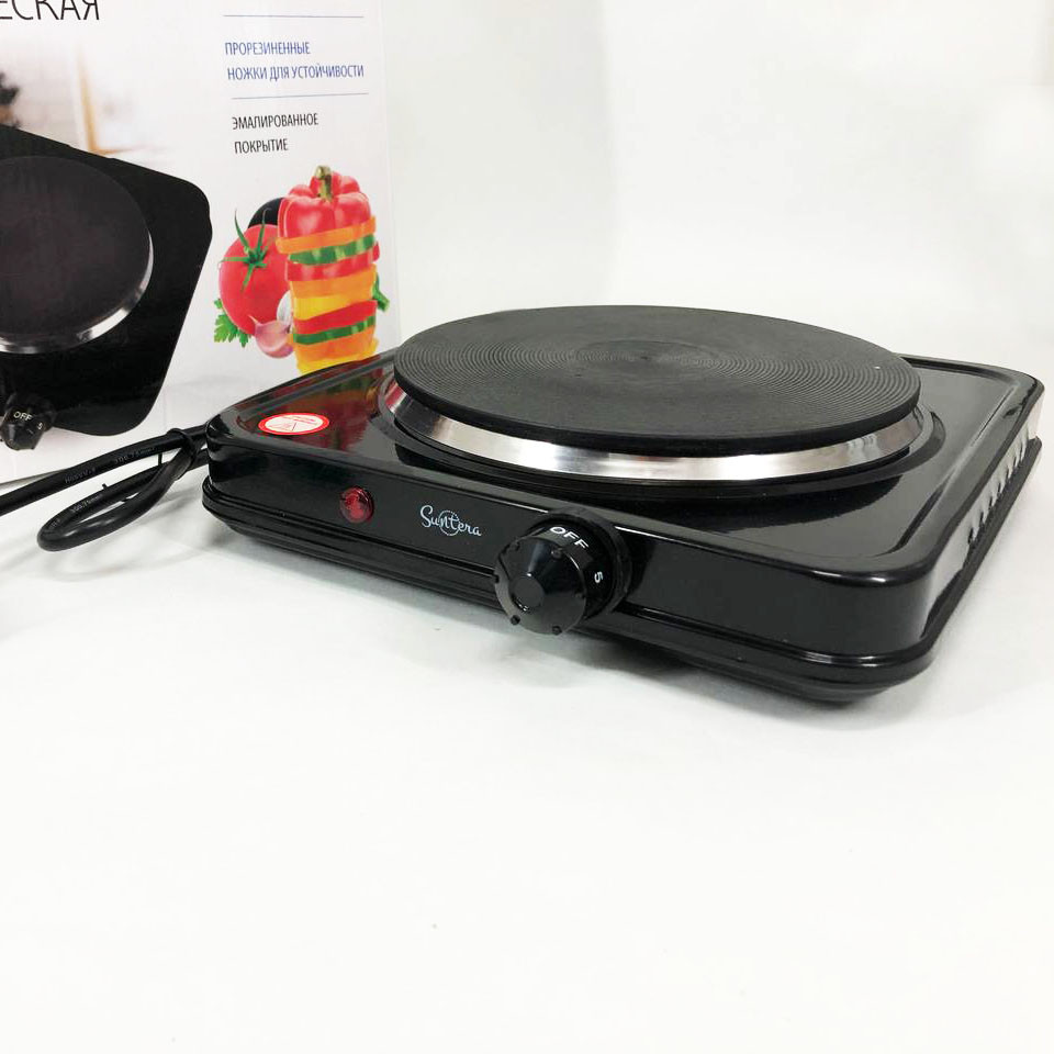 Електро плита маленька, Кухонна електрична плита, на стіл електрична Плитка переносна VU-15 Івано-Франківськ - фото 4