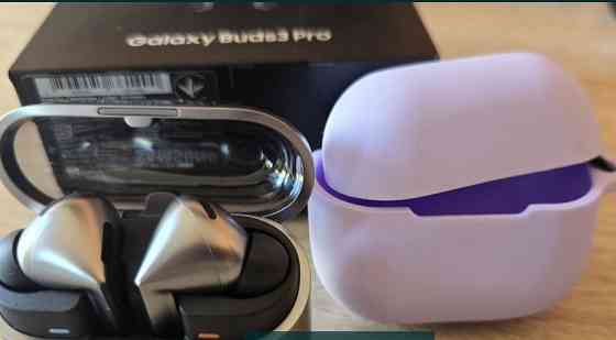Наушники оригінал SAMSUNG BUDS3 PRO SILVER. Киев