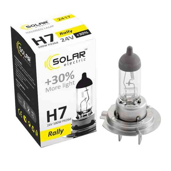 Галогенова лампа Solar H7 24V 100W PX26d Starlight +30% Львів