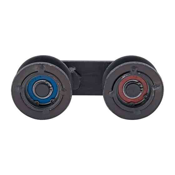 Натяжитель цепи транспортерного картофелекопателя (2 стальных ролика + кронштейн) (КПд25) Харьков