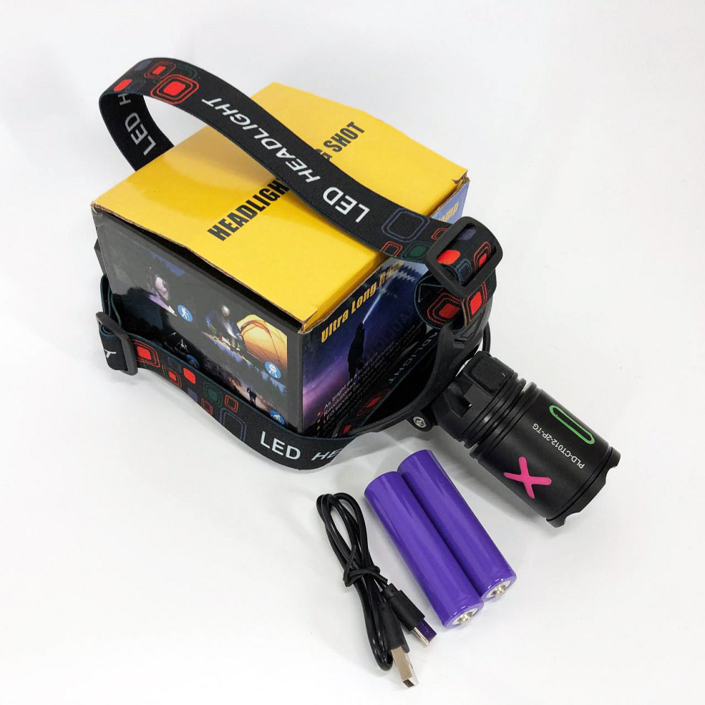 Фонарь для ночной езды, Фонарик на голову для домашних работ, Яркий светодиодный мощный фонарь WN-32 Львов - изображение 6