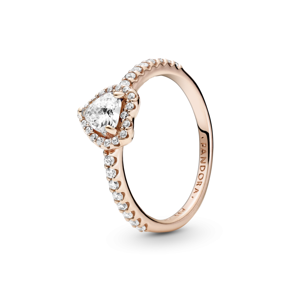 Срібна каблучка   "Блискуче прозоре серце" 188421C02 MasterSem Київ - фото 1