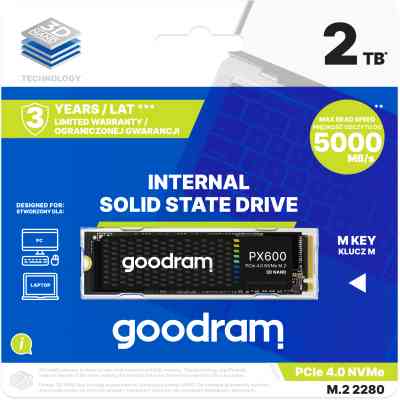 Накопичувач SSD M.2 2280 2TB PX600 Goodram (SSDPR-PX600-2K0-80) Вінниця