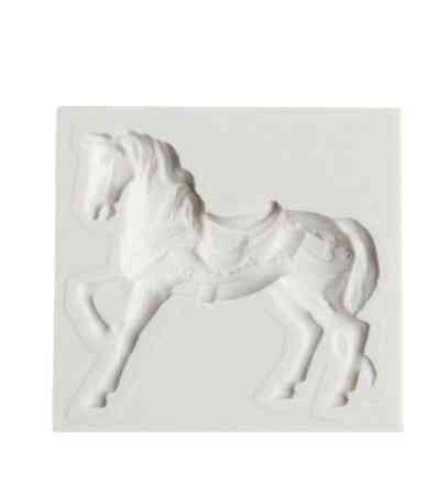 Силіконова формма Кінь 73 на 78 мм сірий Київ