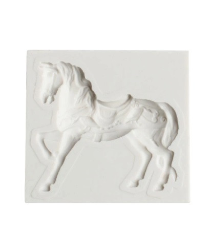 Силиконовая форма Лошадь 73 на 78 мм серый Киев - изображение 3