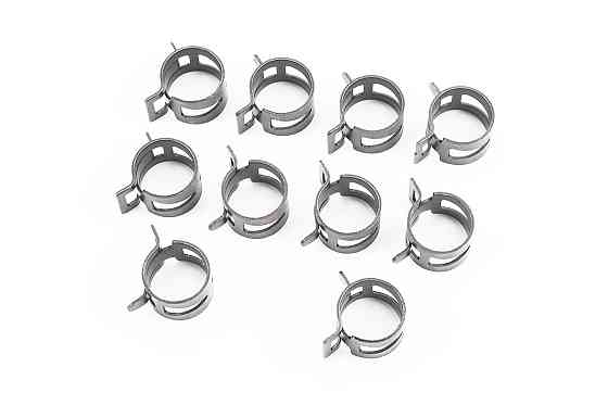 Хомут пружинний 18мм чорний, к-кт 10шт Київ