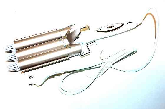 Тройная плойка (щипцы для волос) керамическое покрытие Gemei GM 1988 Киев