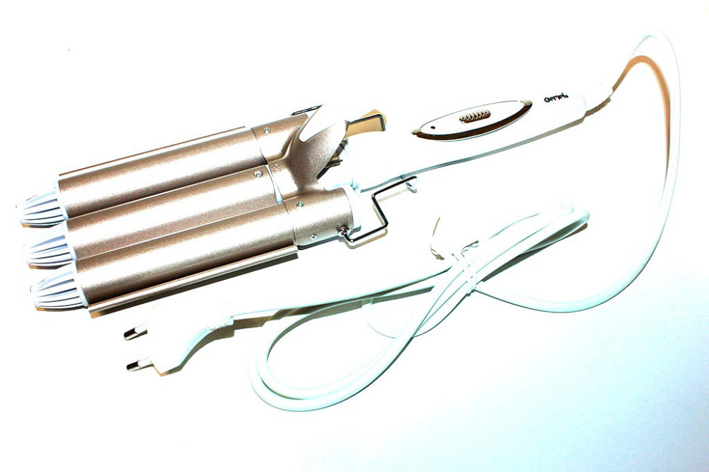 Тройная плойка (щипцы для волос) керамическое покрытие Gemei GM 1988 Киев - изображение 6