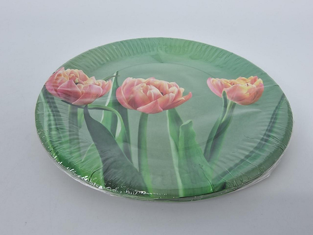 Тарелка бумажная 23см