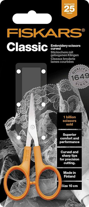 Классические ножницы маникюрные 9.5 см Fiskars 