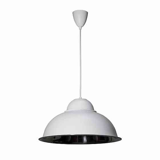 Світильник підвісний купол білий мат, хром Industrial СП 3614 WH+CR Київ