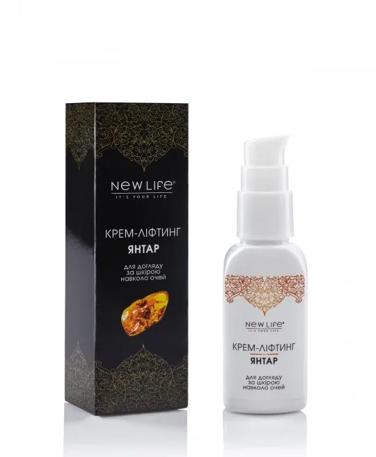 Крем-ліфтинг «Янтар» для догляду за шкірою навколо очей, Нове Життя, 30 мл Киев - изображение 1