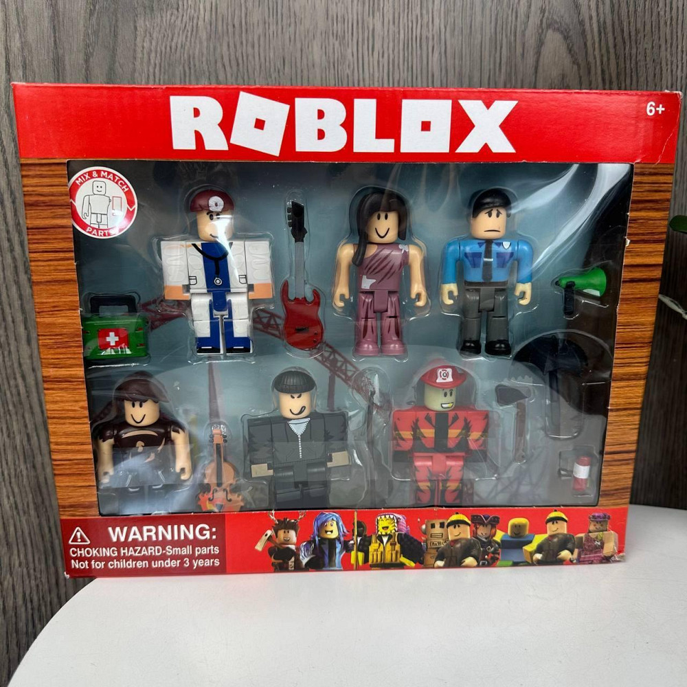 Ігрові фігурки Роблокс 6 шт у коробці, набір фігурок іграшка Roblox поліцейський ( 24330 ) Харьков - изображение 3