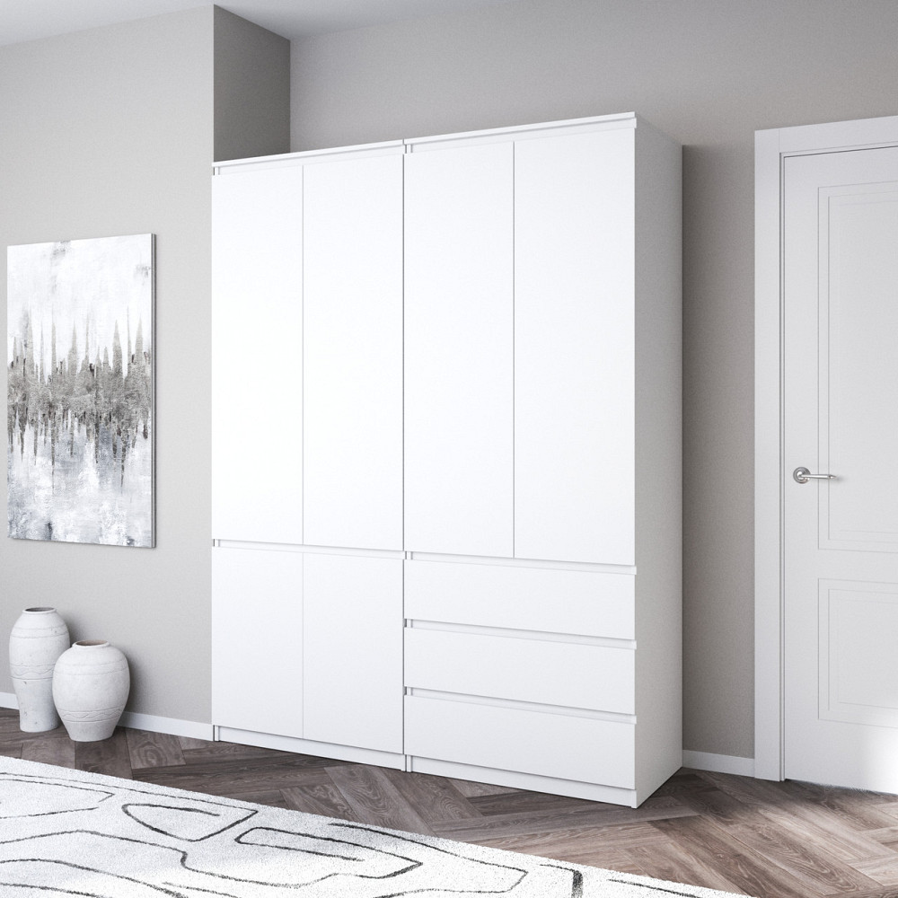 Шкаф для одежды VAYS, со штангой и полками, комплект из 2 шкафов R10+R16 Львов - изображение 4