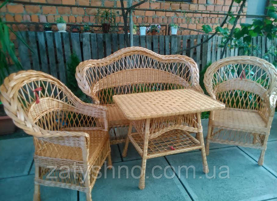 Комплект плетеной мебели из лозы Киев - изображение 4