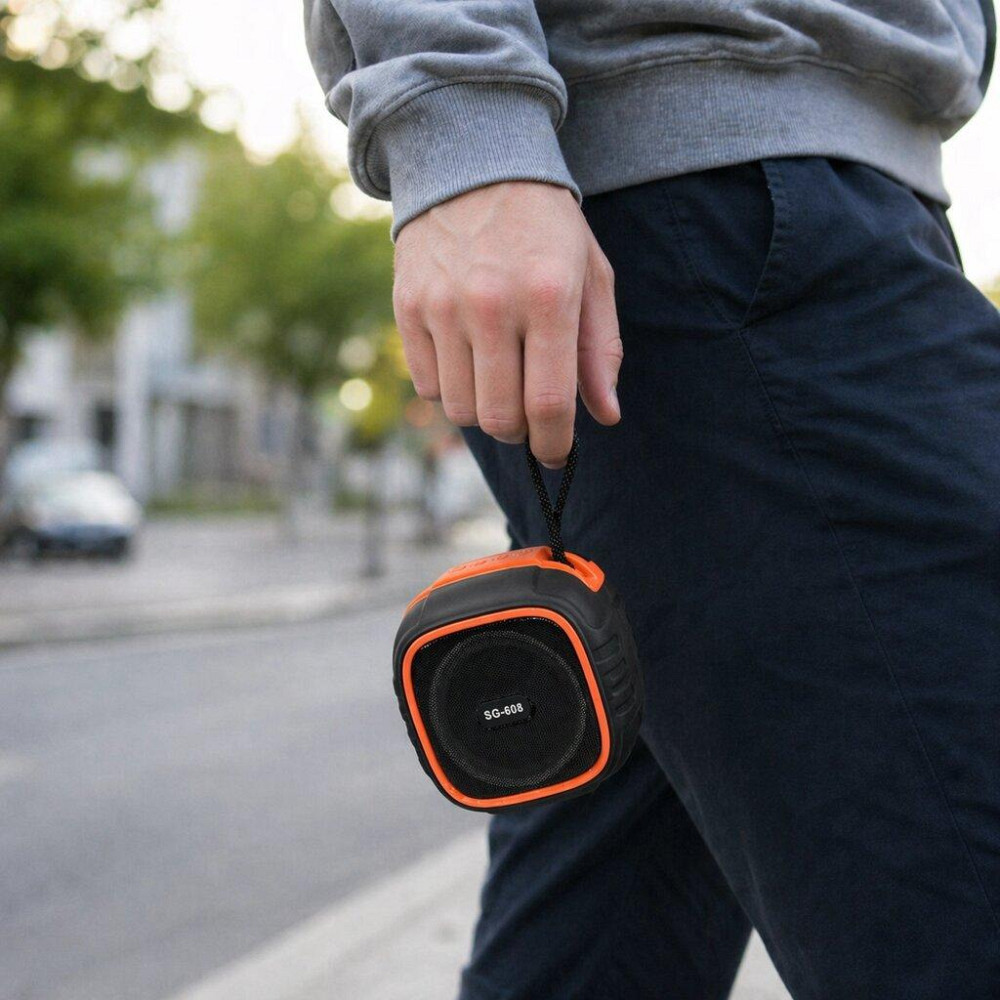 Портативна Bluetooth колонка TS-5580 з тримачем для телефону та RGB - USB, ремінець, акумулятор Одеса - фото 3