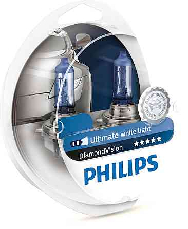 Комплект галогенових ламп PHILIPS HB4 9006DVS2 DiamondVision 5000K 55W 12V P22d (2 шт) Харків