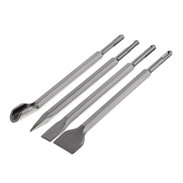 Набір зубил для перфоратора 4 шт., SDS-Plus INTERTOOL SD-0410 Киев - изображение 2