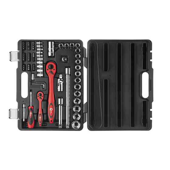 Набір інструментів INTERTOOL 72од., 1/2 "і 1/4", Cr-V - набір, який прослужить роками, Тайвань Львів