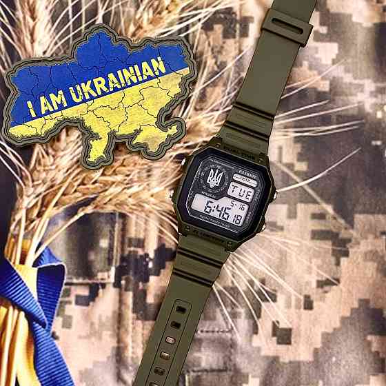 Patriot 010AGUASI Тризуб срібло Зелені + Коробка SBR Київ