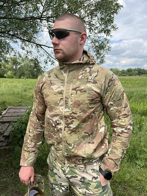 Штормівка тактична літня Tactical Series мультикам штормовка легка весняна куртка всі розміри   WAR Львів - фото 7