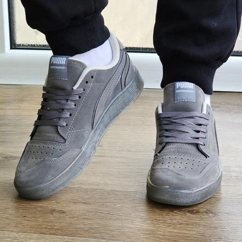 Кроссовки Мужские Puma Серые Замшевые Пума (размеры: 41,43) Днепр - изображение 3