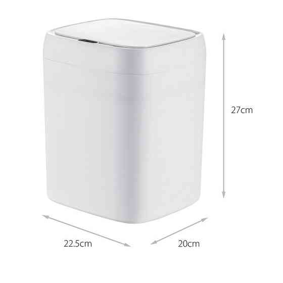Відро для сміття сенсорне прямокутне Mixxus Wave-TC0212 White 12 л (колір білий) (MI8403)   ( 29658 ) Харків