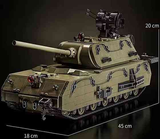 Конструктор танк Panzer VIII Maus 3339 деталей | Радіокерування | У коробці | Масштабна модель Київ