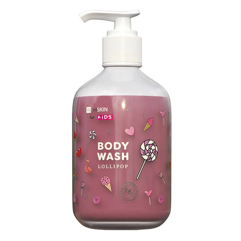 Гель для душа с ароматом леденцов Kids BODY WASH Lollipop HiSkin 400 мл Киев - изображение 1