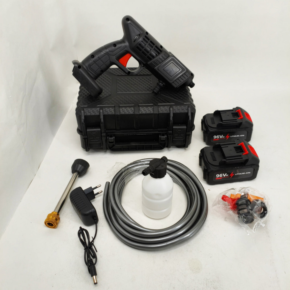 Високонапірна мийка для авто на батареях, Мийка високого тиску для двору, Портативні міні-мийка OK-83 Львів - фото 13