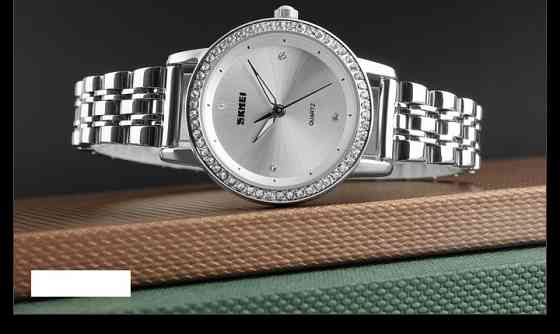 Женские классические часы Skmei 1311 Malibu (Серебристый) Винница