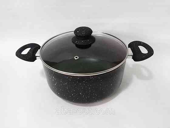 Кастрюля гранитное антипригарное керамическое покрытие с крышкойV 3.5 л Ø 22 см ( шт ).Aba-Opt Одесса