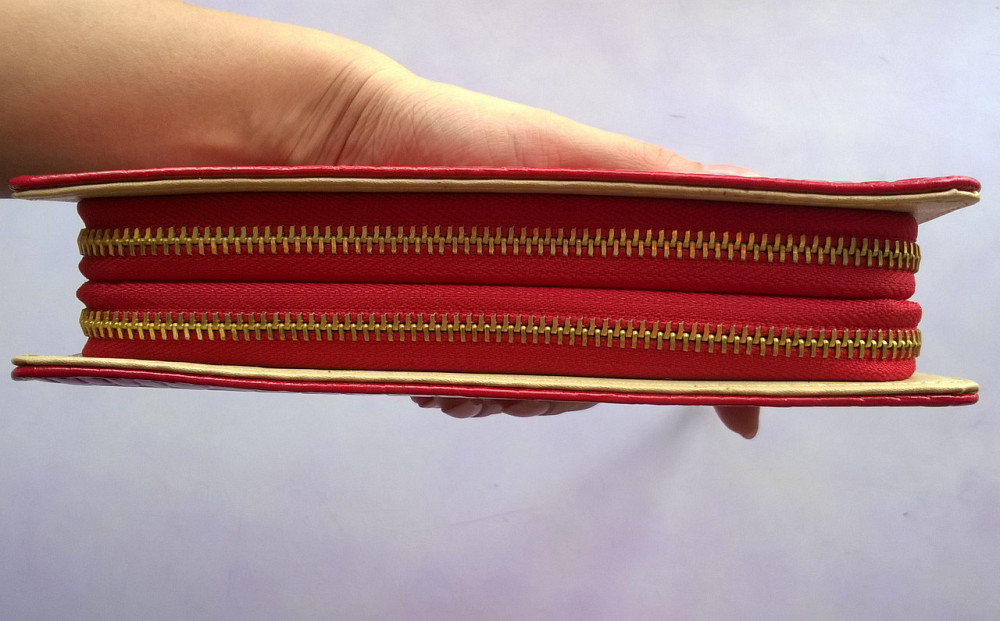 Жіночий Клатч-Кашолик із Знімною Ручкою — Петлою на Дві Блискавки Дніпро - фото 5