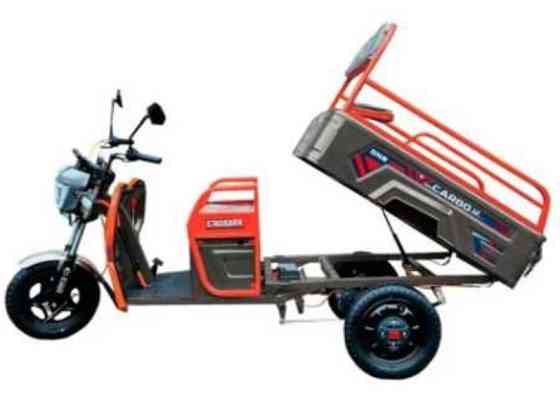 Електротрицикл вантажний Crosser CARGO 12 60V/32Ah/1000W 2025 - Сірий. Харків